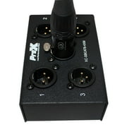 ProX XC-SBCAT6-4XM 4-Channel XLR-M CAT6 Audio/DMX Portable Snake Box