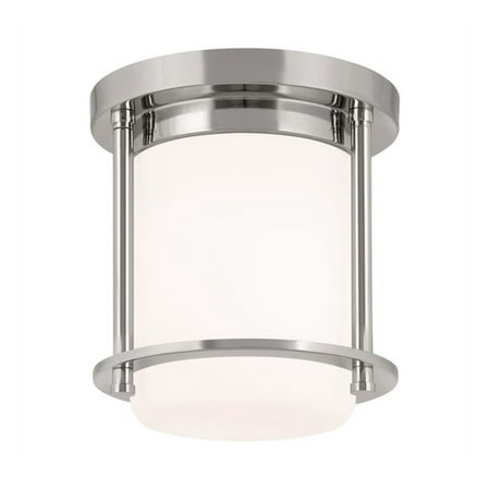 

Kichler 52596 Brit 8 Wide Flush Mount Ceiling Fixture - Nickel