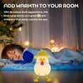 thumbnail image 2 of OULII Small Table Lamps for Bedroom Cute Shape Bedside Lamp Light Yellow 1 Set, 2 of 6