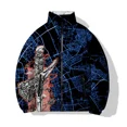 thumbnail image 5 of Ropa de hombre Chaquetas Chaqueta de algodón de invierno para hombre Abrigo de moda Parka Abrigos con estampado gráfico de tigre y martillo para hombre, 5 of 5