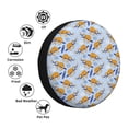 thumbnail image 4 of Sikiie Cute Sloth PVC Leather Spare Tire Wheel Cover Spare Tire Cover, for Car Truck SUV Camper Trailer Universal Fit(14-17in)-15 inch, 4 of 6