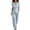 Blue, variant on Linen Sets for Women 2 Piece Outfits Casual Half Sleeve Tops and Long Wide Leg Pants Tracksuits Lounge Set Casual Loungewear Going Out Vacation Fall Fashion Outfits