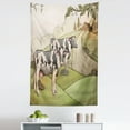thumbnail image 1 of Farm Animal Tapestry, Vintage Agriculture Illustration of Dairy Cows at Countryside Livestock, Fabric Wall Hanging Decor for Bedroom Living Room Dorm, 5 Sizes, Multicolor, by Ambesonne, 1 of 1