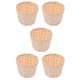 thumbnail image 1 of Mini Cestas Tejidas Sin Asas de 5 Piezas para DecoracióN de Manualidades de Favores de Fiesta Adecuadas para Ocasiones (7,5X6 Cm), 1 of 5