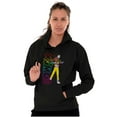 thumbnail image 3 of XOMG POP Neon Logo Brooklynn Cartoon Women Plus Size Hoodie Brisco Brands 2X, 3 of 4