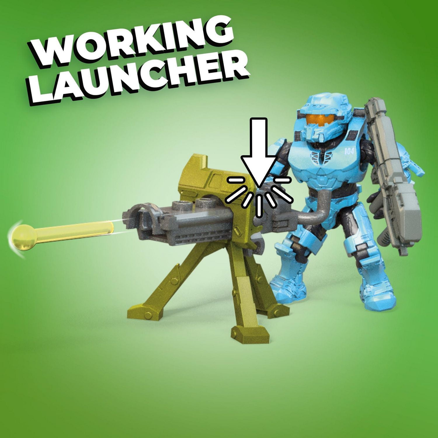 Mega Halo Infinite Coffret de construction Moto d’attaque - 202 Blocs