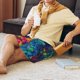 thumbnail image 5 of Fotbe Vibrant Rainbow Parrot Fantasy Pantalones Cortos de Pijama para Hombre, Ropa de Dormir, Pantalones de Pijama Cortos para Hombre-Small, 5 of 6
