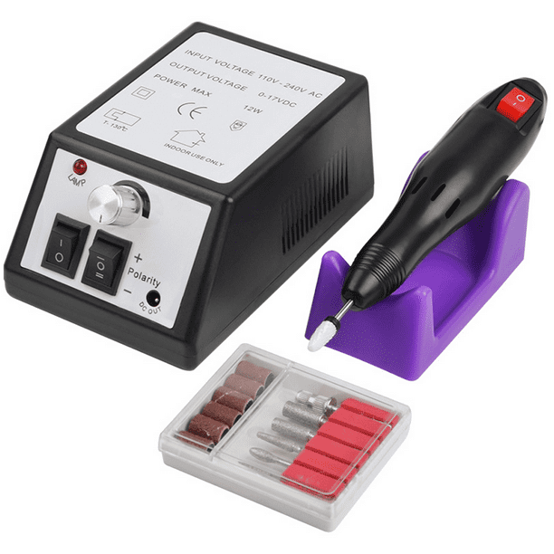 Taladro de uñas profesional, Taladro de uñas eléctrico, Taladro de lima de uñas electrónico para uñas acrílicas, uñas de gel, herramientas de manicura y pedicura para uso en salón