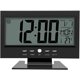 thumbnail image 1 of Reloj digital con calendario y despertador de escritorio con luz nocturna inteligente y función de hora, fecha y repetición de alarma (negro), 1 of 5