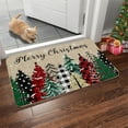 thumbnail image 6 of PALIFEUR Christmas Door Mat, 32"x20" Dirt Trapping Door Mat Indoor Entrance, Absorbent Non-Slip Front Door Mat Outside Entrance, Washable Christmas Doormat for Holiday Party Decorations, 6 of 7