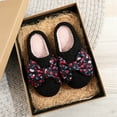 thumbnail image 6 of Mostsola Cute Bow Slippers for Women Casual Cotton Fuzzy House Slippers Indoor Outdoor Slip on Shoes, 6 of 8