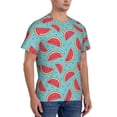 thumbnail image 5 of Rocae Watermelon for Men's Moisture-Wicking Crew Tee - T-Shirt for Sports, Outdoor Activities, and Casual WearLarge, 5 of 9