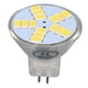 thumbnail image 2 of 4 bombillas LED MR11 de 5 W, 500 lm, repuesto con 15 cuentas, base de doble pin para foco, lámpara de paisaje, blanco frío, 2 of 8