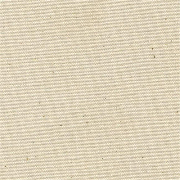 60 in. Canvas Untreated Fabric, 10 White Army Duck - 10 oz