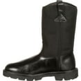 thumbnail image 3 of Rocky Men's 10" Warden Pull-On Wellington Public Service Boot Black - FQ0006300, 3 of 7