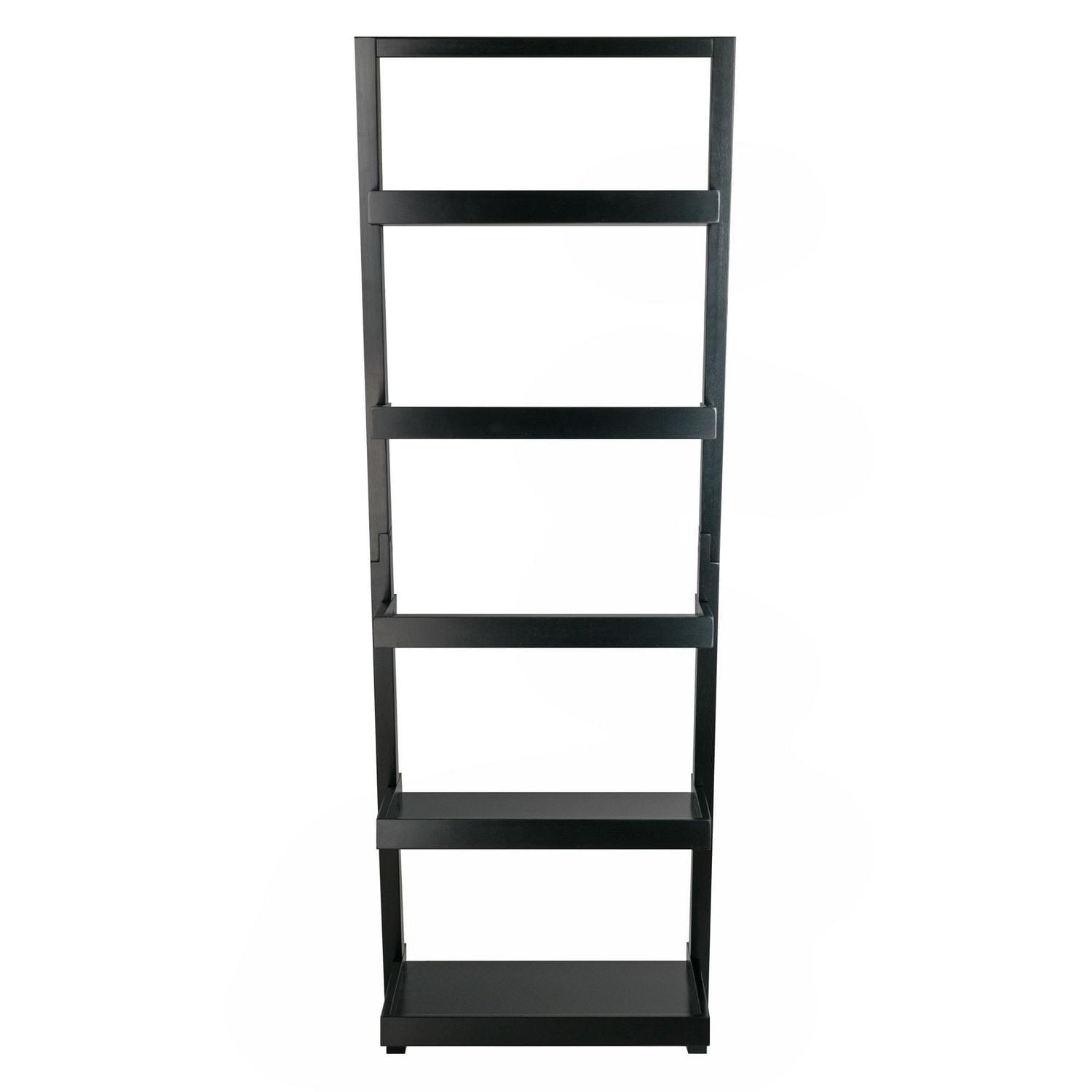Winsome Bellamy  Leaning Shelf Black Finish