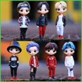 thumbnail image 2 of KPOP BTS bt21 Tiny TAN Figure Dynamite Estrondoton Boys Groups Mini Figurita Juguete Colección Regalo Muñeca Ídolo 7 Unids/Set, 2 of 4