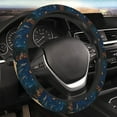 thumbnail image 5 of Kdxio Starry Sky Sleep White Bear Print Elastic Stretch Steering Wheel Cover,Auto Steering Wheel Cover,15 Inch Anti-Slip,Warm in Winter and Cool in Summer,Fit Suvs,Vans Cars,Trucks, 5 of 7