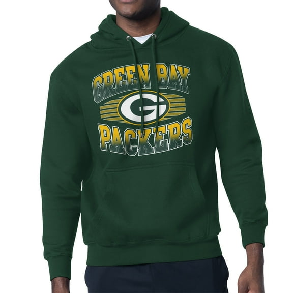 Men's Starter Green Green Bay Packers Team Grit Graphic Hoodie