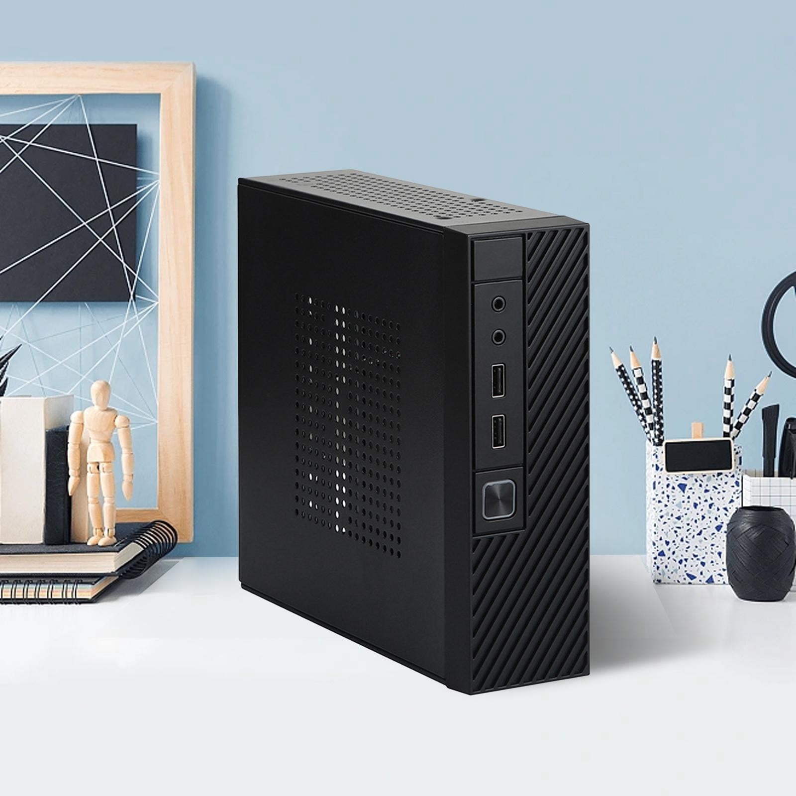 LeeQinersw ITX Computer Case Computer Case Easy to Use Detachable Mini Stable Practical M06 USB 2.0