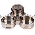 thumbnail image 2 of WWS-3 Tier Stainless Steel Medium Tiffin Lunch Box, 2 of 4
