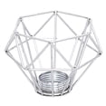 thumbnail image 4 of Cubierta de luz de techo de jaula de pantalla moderna, decoración colgante, cubiertas de lámpara de protección de bombilla para sala de estar, casa de , Plata Gris, 4 of 8