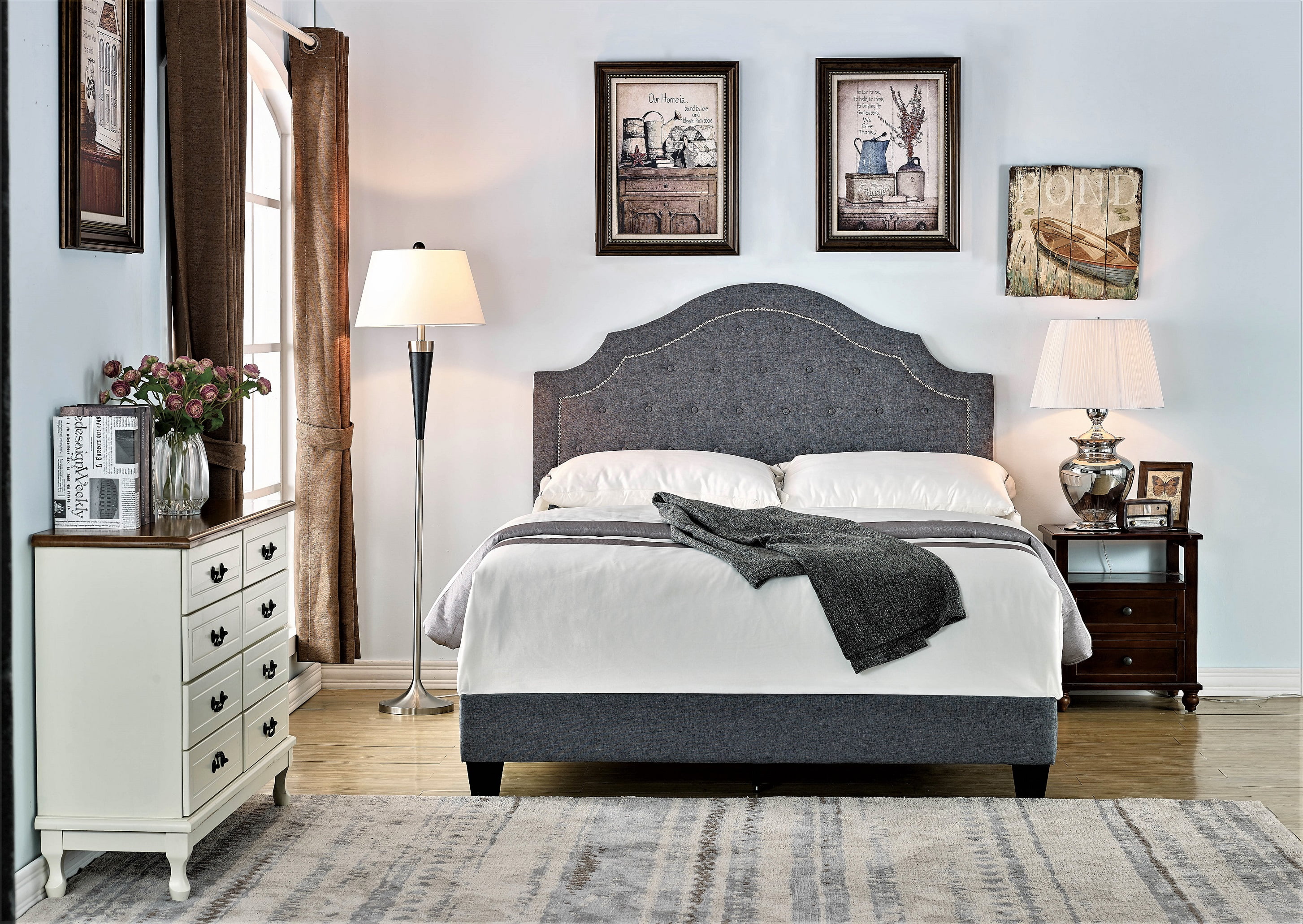Sklar Upholstered Panel Bed