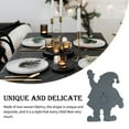 thumbnail image 1 of stanreset 4Pcs Xmas Silverware Holders Cartoon Cover Fabric Spoon Pockets Party Table Restaurant Hotel Tableware Decors Dark Gray, 1 of 6
