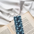 thumbnail image 6 of Kdxio Ink Rose Print Metal Tassel Bookmarks,Perfect Gift for Art Lovers and Bookworms Metal Bookmarks for Women, 6 of 8