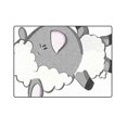 thumbnail image 3 of CADecor Cute Cartoon Sheep Fleece Blankets Bed Throws 58x80 Inches, 3 of 3