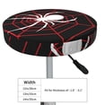 thumbnail image 2 of Kdxio Spider On The Web Print Stool Covers Round,Stretch Round Bar Stool Covers Washable Bar Stool Cushion Slipcover for 12-15 Inch Chair, 2 of 5