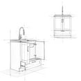 thumbnail image 4 of Simpli Home Reed All-in-One 28-inch Utility Sink & Cabinet, 4 of 8