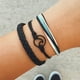 thumbnail image 1 of Pulseras para mujer, regalos para mujer, 3 piezas de tobilleras, pulseras para mujer, tobillera de cuerda para playa, joyería, pulsera de moda., 1 of 4