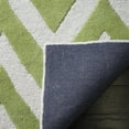 thumbnail image 4 of SAFAVIEH Cambridge Kaitlyn Geometric Wool Area Rug, Green/Ivory, 8' x 10', 4 of 8