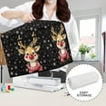 thumbnail image 5 of SEANATIVE Christmas Reindeer Cover for Sewing Machine Xmas Sewing Machine Cover Protective Dust Cover for Sewing Machine with Pockets for Most Standard Sewing Machines, 5 of 7