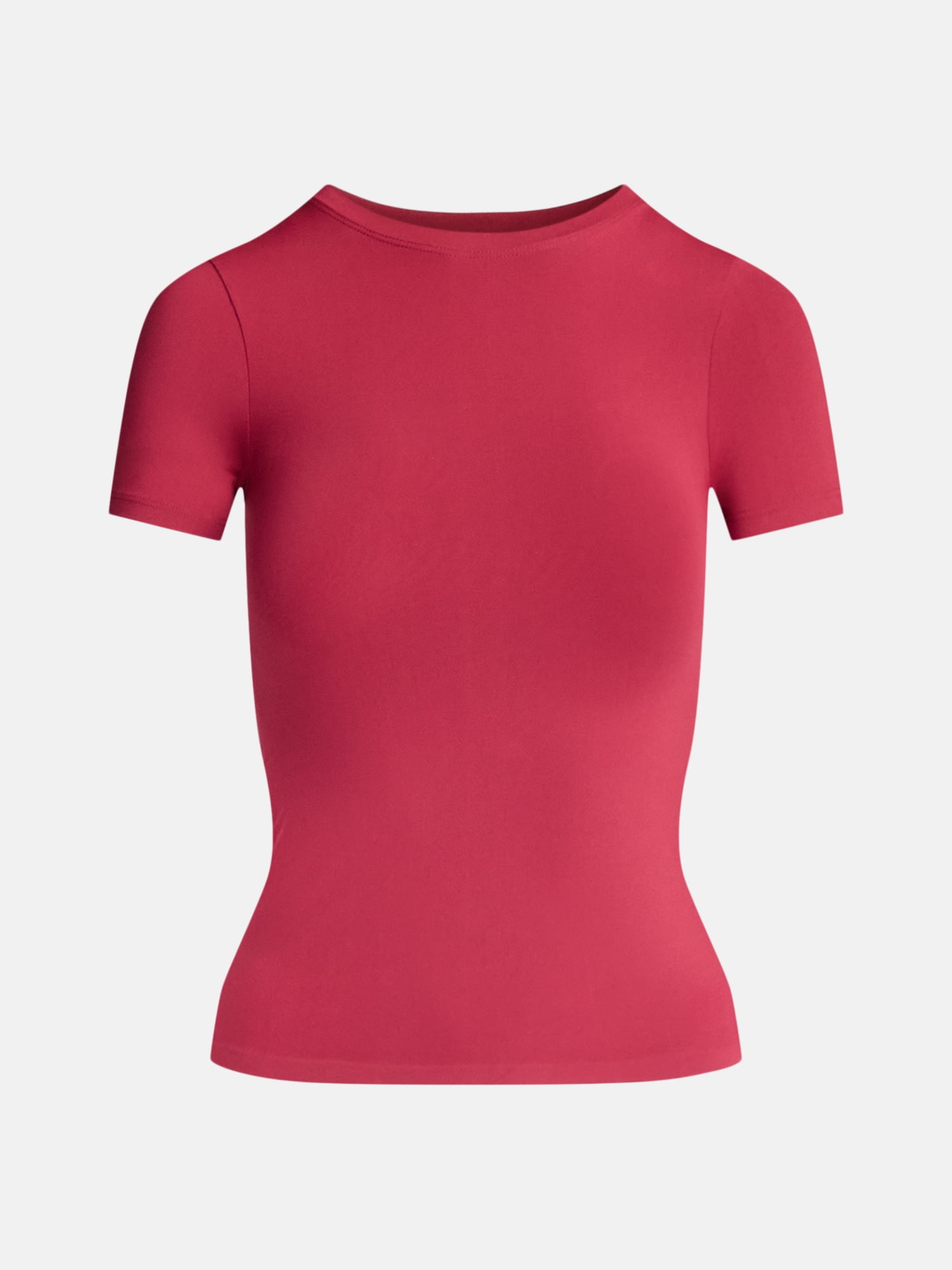 Joyspun Women's Everyday Seamless Shapewear T-Shirt, Sizes S-XXXL