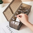 thumbnail image 2 of USB Cable Sorting Rack Boxes Plastic Bins 7 Compartments Case Sturdy And Durable 290x 104.4x 80mm Charging Cables, 2 of 15