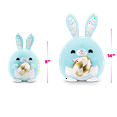 thumbnail image 3 of SNACKLES 8 inch Easter Snackle April the Bunny, Ultra Soft Collectible Plush Toy by ZURU, 3 of 8