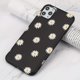 thumbnail image 5 of Funda para iPhone 12 Pro Max con diseño de margaritas y flores, a prueba de golpes, flexible, de silicona, ajuste delgado, lindo estampado floral, antideslizante, protector híbrido mate, 5 of 5