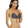 thumbnail image 3 of SAYFUT Black Adhesive Backless Strapless Sticky Bra with Drawstring-Upgrade Style, 3 of 7
