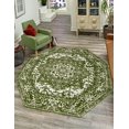 thumbnail image 6 of Unique Loom Richmond Collection Area Rug - Medallion (7' 10" Octagon Green/Ivory), 6 of 6