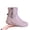 Gray, variant on SEMPAI Fashion Women's Casual Solid Zipper Fleecing Warm Shoes Snow Boots Gray US Size:6.5