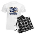 thumbnail image 6 of CafePress - Worlds Best Grandad Men's Light Pajamas - Men's Light Loose Fit Cotton Pajama Set, 6 of 7