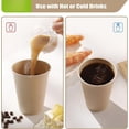 thumbnail image 4 of Paper Cups 12 OZ Coffe Cups-Paper Cups for Hot Beverages-Disposable Coffee Paper Cups -Unbleached Hot Cups-Everyday Use Parties Commercial Settings 1000Pack, 4 of 6