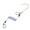 Purple, variant on Stainless Steel Double Reef Hook with Spirals Coil Lanyard Light Weight Double Head Dives Reef Rafting Hooks Easy to Use