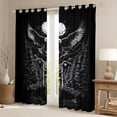 thumbnail image 2 of Erosebridal Motorcycle Curtains Pack of 2 (42x84 Each),American Eagle Animals Curtains Blackout For Bots Adults, 2 of 7