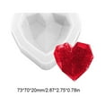 thumbnail image 6 of BrowQuartz Silicone Mold DIY Heart Love Flower Pot Dessert Jewelry Making Supplies Fondant Soap Mould Decoration Baking Bakeware Type 6, 6 of 6