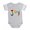 Heather Gray, variant on CafePress - Rainbowjoy - Cute Infant Baby Football Bodysuit