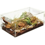 Zilla Micro Habitat Terrestrial for Ground Dwelling Small Pets Large