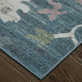 thumbnail image 4 of Feizy Dartmouth Transitional Abstract, Blue/Ivory/Pink, 7' 9" x 10' Area Rug, Easy Care Stain Resistant Pet & Kid Friendly, Area Rug for Living Room and Bedroom, 4 of 10